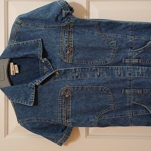 Faded Glory Blue Denim Dress